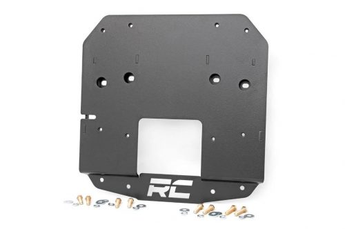 Rough Country Jeep Spare Tire Relocation Bracket (18-21 Wrangler JL / JLU) without Rear Sensors