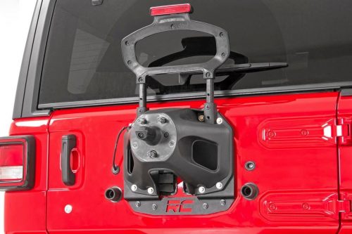 Rough Country Jeep Spare Tire Relocation Bracket (18-21 Wrangler JL / JLU) without Rear Sensors - Image 3