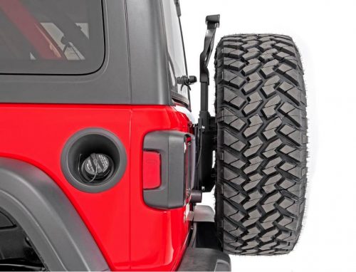 Rough Country Jeep Spare Tire Relocation Bracket (18-21 Wrangler JL / JLU) without Rear Sensors - Image 5