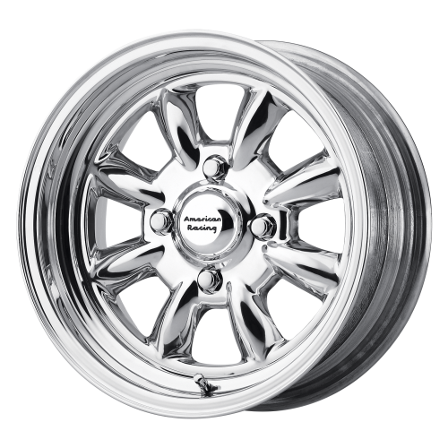 American Racing Vintage VN401 Silverstone Polished 14x7 (+16 to -63) BLANK