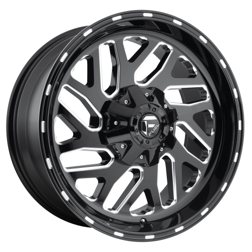 Fuel 1 Piece D581 Triton Gloss Black Milled 20x8.25 (-176) 8x200