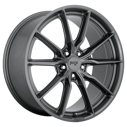 Niche 1 Piece M239 Rainier Matte Anthracite 22x10.5 (+30) 5x112