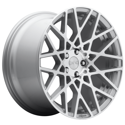 Rotifrom 1 Piece R110 BLQ Gloss Silver Machined 19x8.5 (+35) 5x112