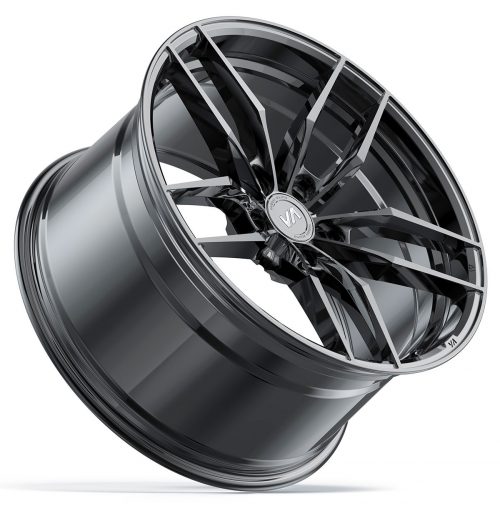 Variant  Krypton  Super Black Chrome  20x9  (+15 to +45)  5x108 - 5x130 - Image 3