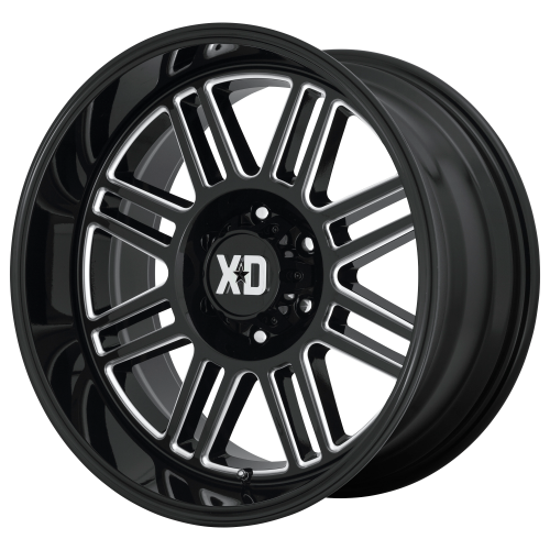 XD XD850 Cage Gloss Black Milled 20x9 (+18) 8x170