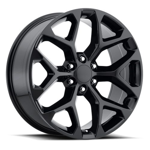 O.e. Revolution   G-09   26x10   6x139.7  +24 Cb 78.1  Gloss Black Machined Face