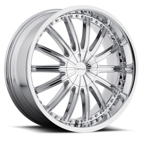 Cavallo Clv-6 20x8.5 5x112 5x114.3 +35 Cb 74.1 Chrome