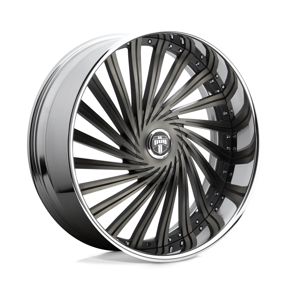 Dub 2pc S241 Dazed Matte Black Double Dark Tint 24x10 (+5) 5x120.65/5x127