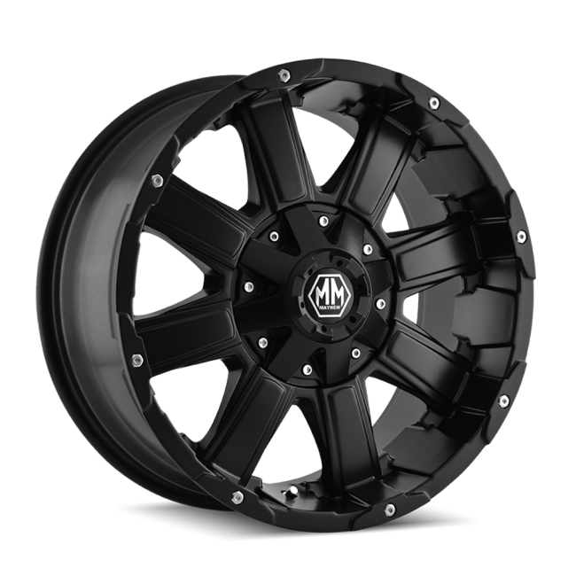 Mayhem Chaos 8030 Matte Black 22x12 6-135/6-139.7 -44mm 106mm