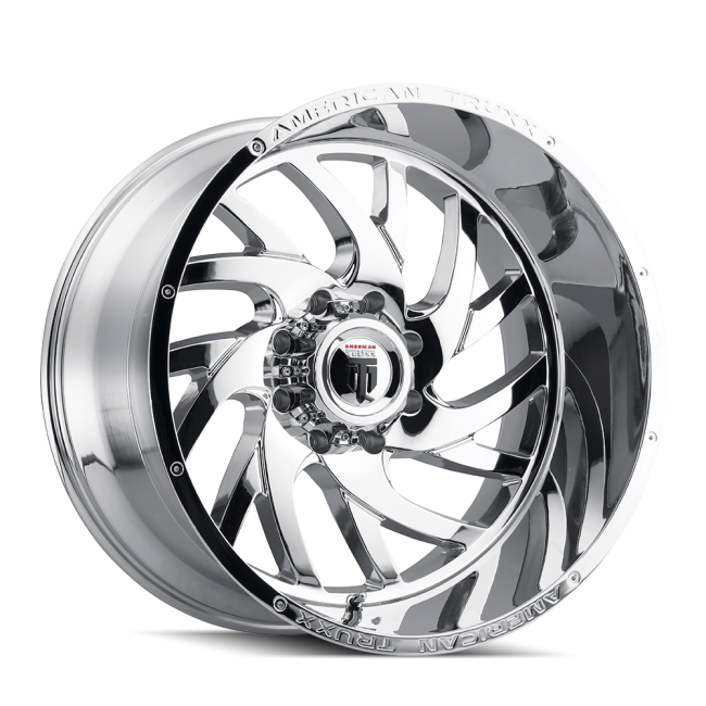 At1907-241426c American Truxx Xclusive At1907 Chrome 24x14 5-127 -76mm 78.1mm