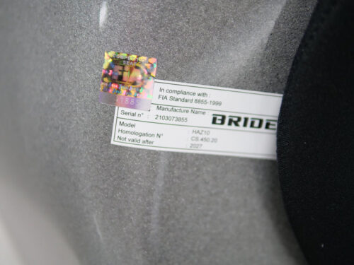 HKS 50th BUCKET SEAT BRIDE ZETA IV - Image 5