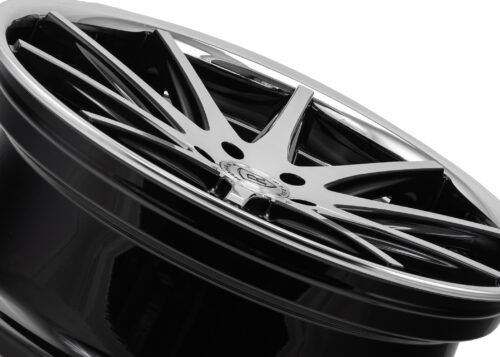 Rohana RFC10 Machine Black/Chrome Lip 22x9 (+20)5x112