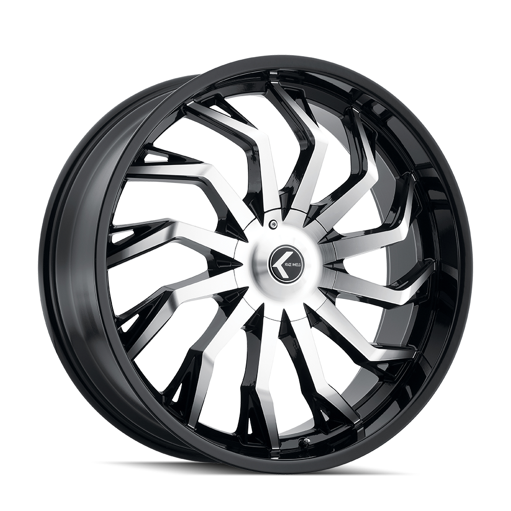 Kraze Scrilla KR142 Machined 22x9.5 6-135/6-139.7mm 100.3mm