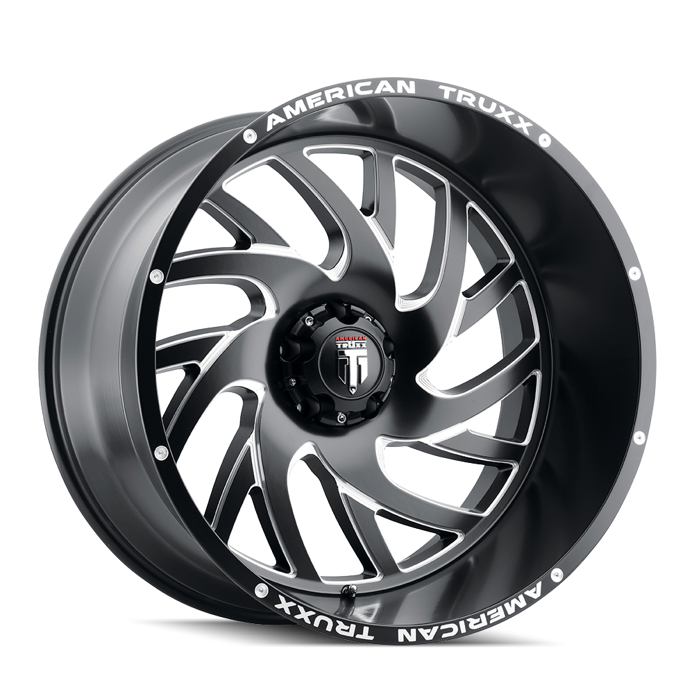 American truxx Xclusive AT1907 Black 24x14 5-150mm 110.5mm
