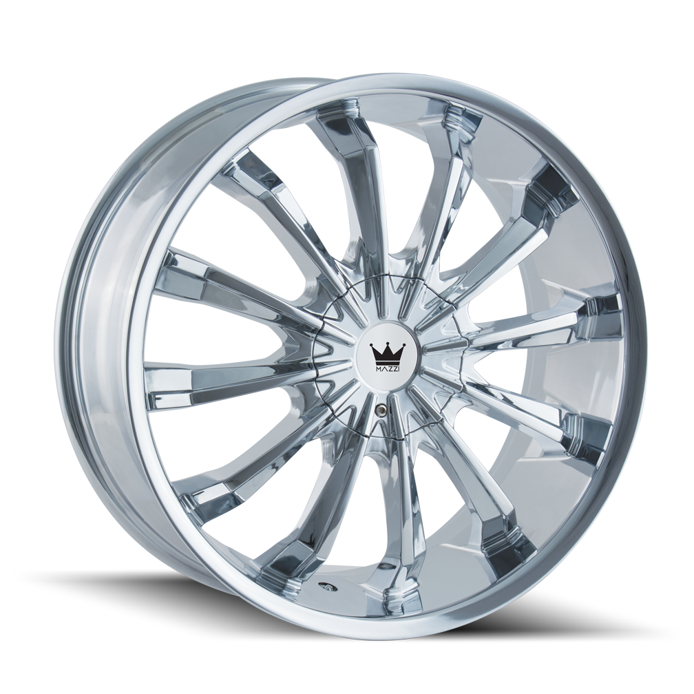 Mazzi Fusion 341 Chrome 24x9.5 5-115/5-120mm 74.1mm