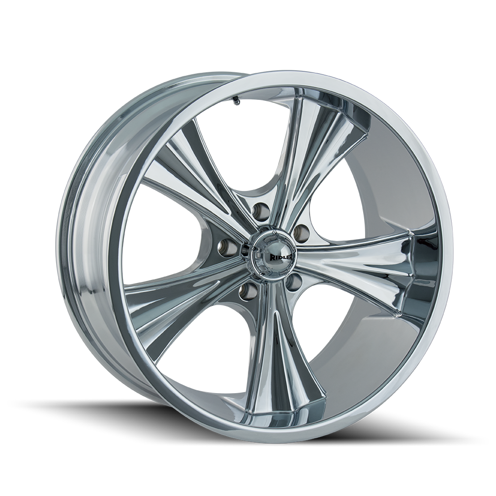 Ridler 651 Chrome 20x10 5-127mm 83.82mm