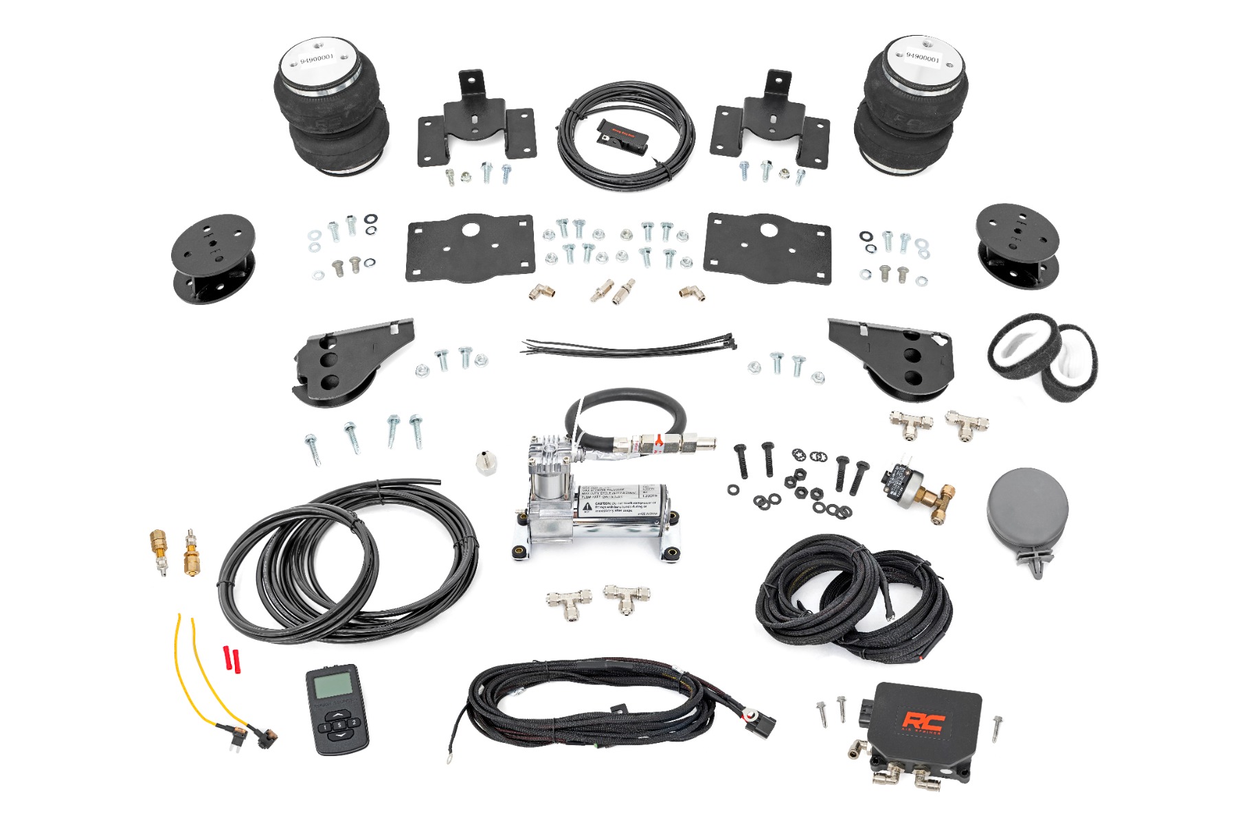 Air Spring Kit w/compressor | Wireless Controller | 4 Inch Lift Kit | Ram 1500 (09-23 & Classic)