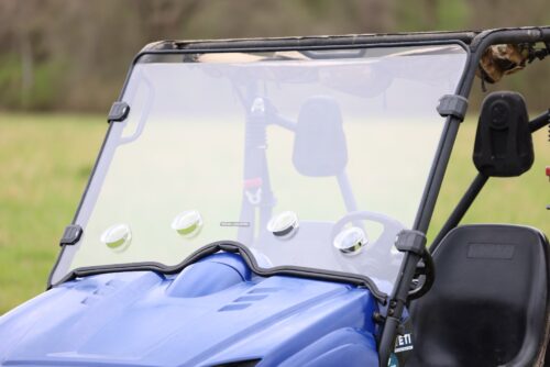 Vented Full Windshield | Scratch Resistant | Yamaha Rhino - Image 4