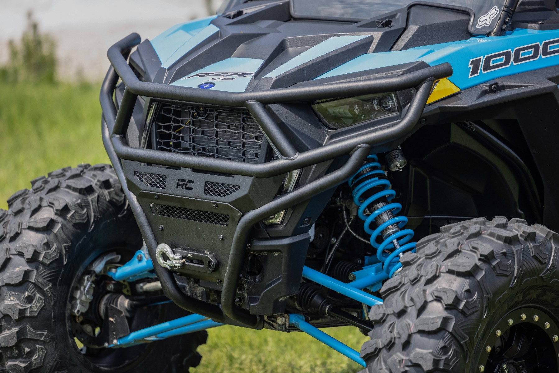 Tubular Bumper | Front | Black Series LED | 6" Light | Slim Line | Polaris RZR XP 1000 - Image 5