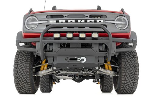 Nudge Bar | 20 Inch Chrome Single Row LED | OE Modular Steel | Ford Bronco (21-24) - Image 5