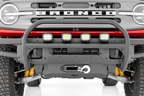 Nudge Bar | 20 Inch BLK DRL Single Row LED | OE Modular Steel | Ford Bronco (21-24) - Image 3