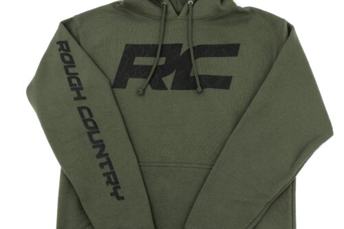 Rough Country Hoodie | RC Topographical Sleeve | Army Green | SM - Image 3