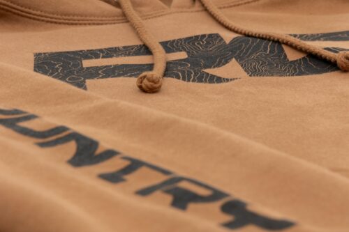 Rough Country Hoodie | RC Topographical Sleeve | Saddle | SM - Image 4