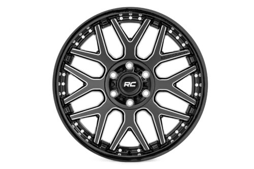 Rough Country 95 Series Wheel | Machined One-Piece | Gloss Black | 20x10 | 8x170 | -19mm - Image 2