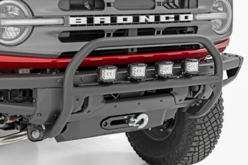 Nudge Bar | 20 Inch Black Single Row LED | OE Modular Steel | | Ford Bronco (21-24) - Image 2