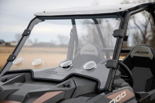 Vented Full Windshield | Scratch Resistant | Polaris RZR - Image 5