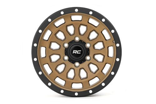 Rough Country 87 Series Wheel | Simulated Beadlock | Bronze/Black | 17x8.5 | 5x5 | +0mm - Image 2