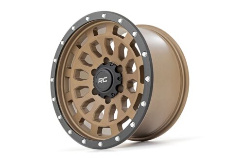 Rough Country 87 Series Wheel | Simulated Beadlock | Bronze/Black | 17x8.5 | 6x135 | +0mm - Image 3