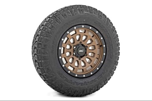 Rough Country 87 Series Wheel | Simulated Beadlock | Bronze/Black | 17x8.5 | 5x5 | +0mm - Image 5