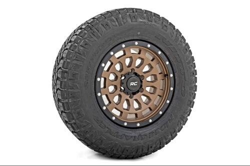 Rough Country 87 Series Wheel | Simulated Beadlock | Bronze/Black | 17x8.5 | 5x4.5 | +0mm - Image 5