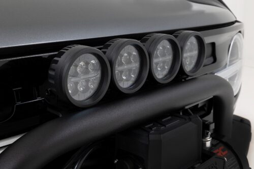 Safari Bar | 3.5" Round LED (Pair) | Black | Amber DRL | OE Modular Steel | Ford Bronco (21-24) - Image 4