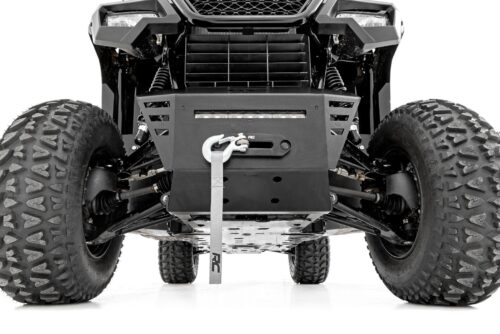 Winch Plate | 4500-LB Winch | 10" Black Slimline | Honda Pioneer 520 - Image 3