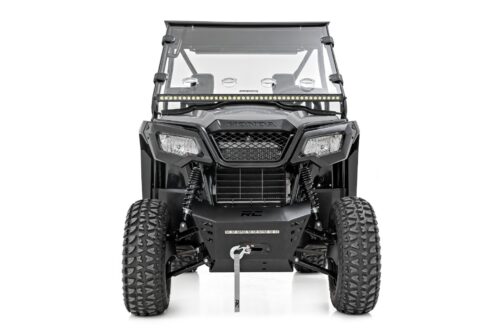 Winch Plate | 10" Black Slimline | Honda Pioneer 520 - Image 4