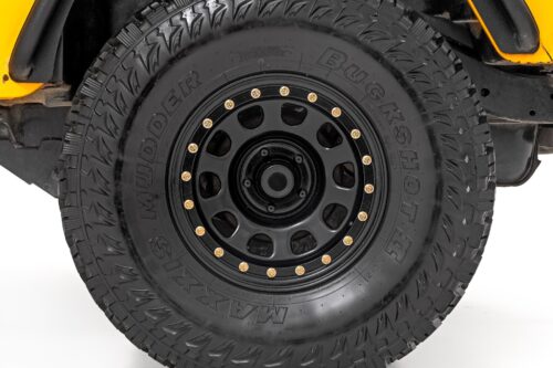 Steel Simulated Beadlock Wheel | Black | 15x8 | 5x4.5 | 3.30 Bore | -19 - Image 5