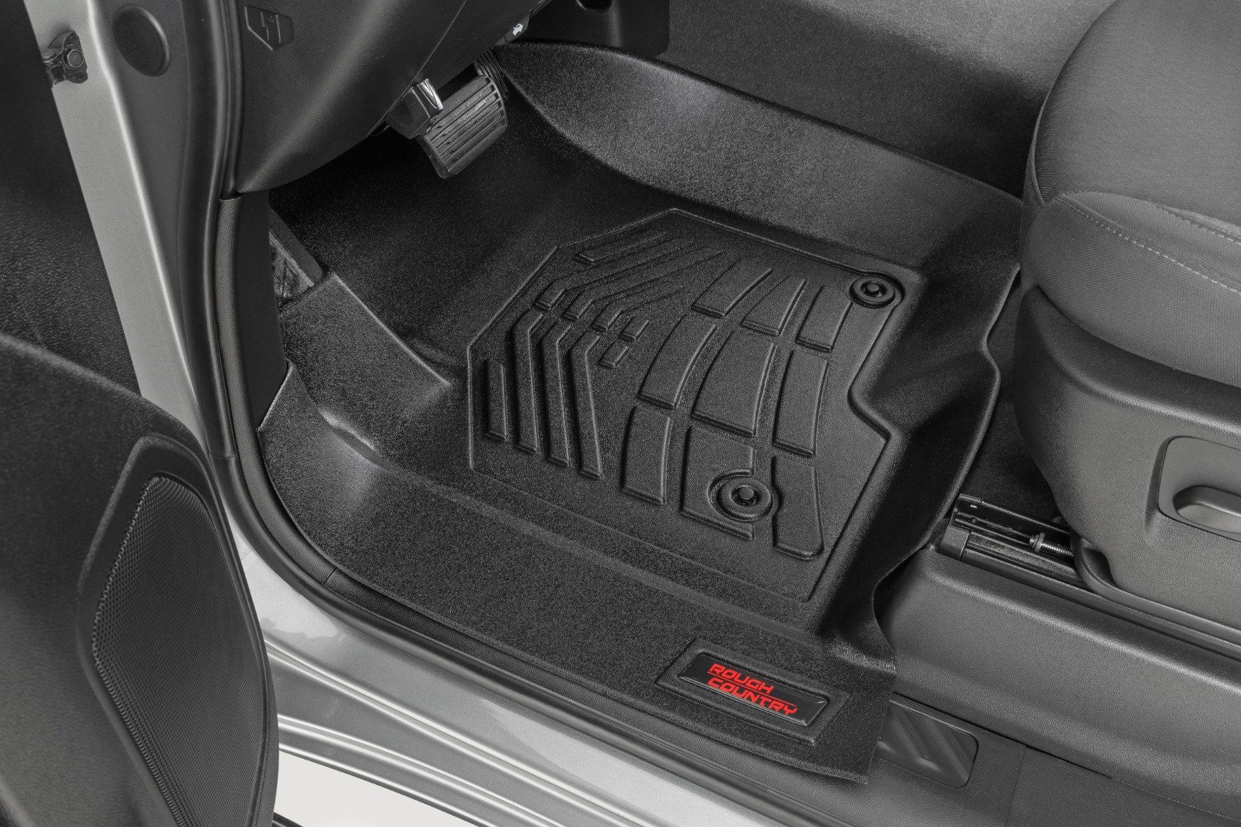 Sure-Fit Floor Mats | FR & RR | FR Bucket | Crew | Chevy/GMC 1500/2500HD/3500HD (19-24) - Image 2
