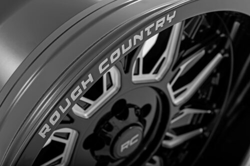 Rough Country 86 Series Wheel | One-Piece | Gloss Black | 22x10 | 6x5.5 | -25mm - Image 4