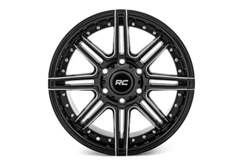 Rough Country 88 Series Wheel | One-Piece | Gloss Black | 17x9 | 6x5.5 | -12mm - Image 2