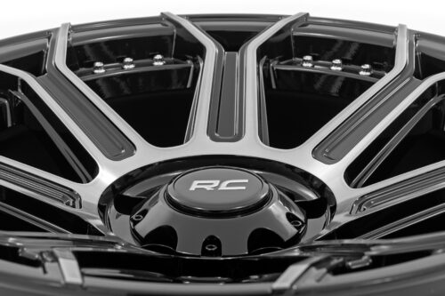 Rough Country 89 Series Wheel | One-Piece | Black Machined Gun Metal | 17x9 | 6x5.5 | -12mm - Image 4