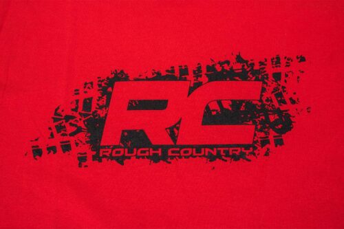 Rough Country T-Shirt | Rough Country Tread | Red | Size MD - Image 4