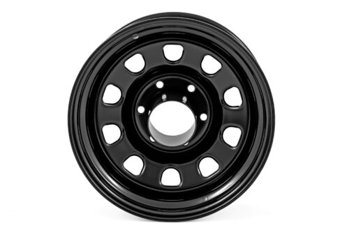 Steel Wheel | Black | 17x9 | 5x5 | 3.30 Bore | -12 - Image 2