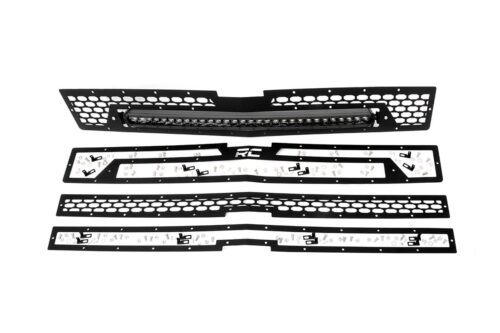 Mesh Grille | 30" Single Row LED | Black | Chevy Silverado 1500 (14-15) - Image 5