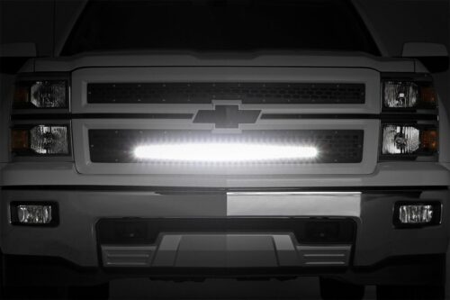 Mesh Grille | 30" Single Row LED | Black | Chevy Silverado 1500 (14-15) - Image 3