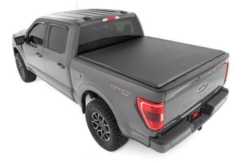 Soft Roll Up Bed Cover | 5'7" Bed | Ford F-150/F-150 Lightning/Raptor  (15-24) - Image 3