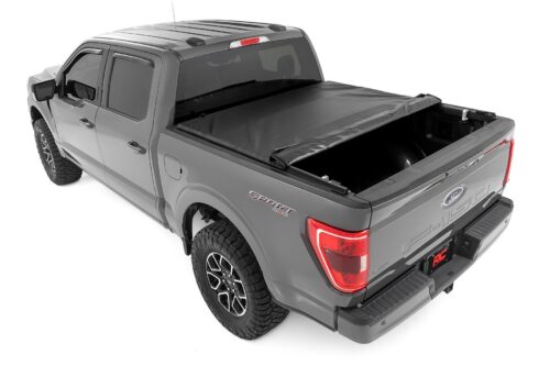 Soft Roll Up Bed Cover | 5'7" Bed | Ford F-150/F-150 Lightning/Raptor  (15-24) - Image 4