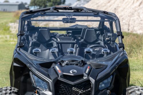 Vented Full Windshield | Scratch Resistant | Can-Am Maverick X3 - Image 4