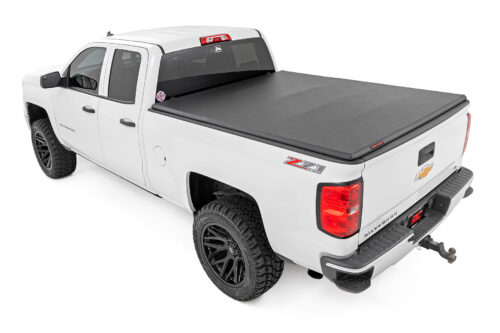 Soft Tri-Fold Bed Cover | 6'7" Bed | Chevy/GMC 1500 (14-18 & Classic) - Image 3